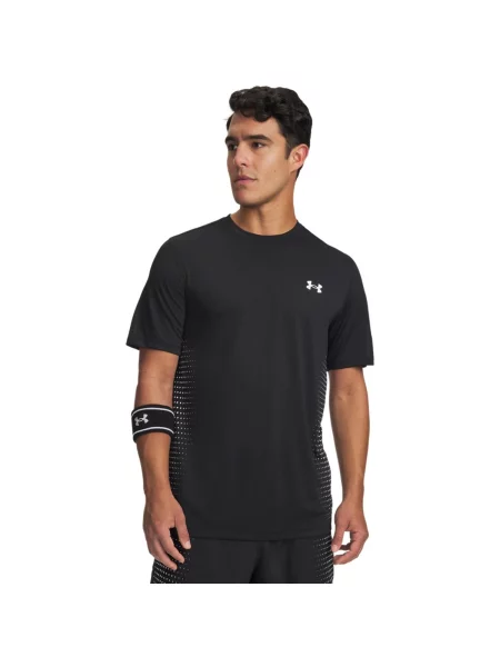 Scurt tricou Under Armour cu mâneci scurte negru
