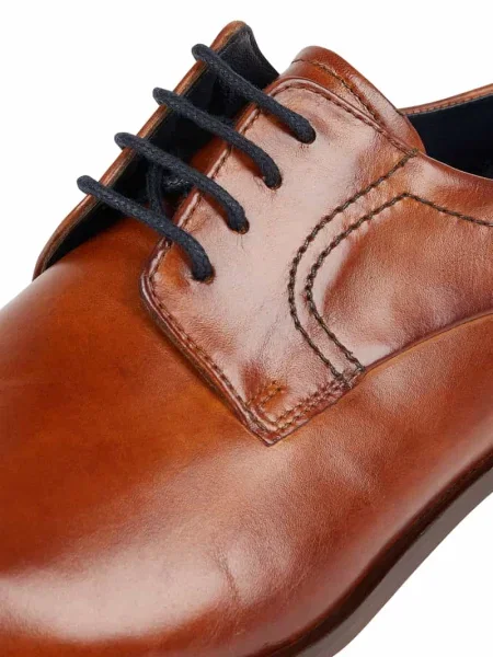 Buty derby ze skóry Bugatti