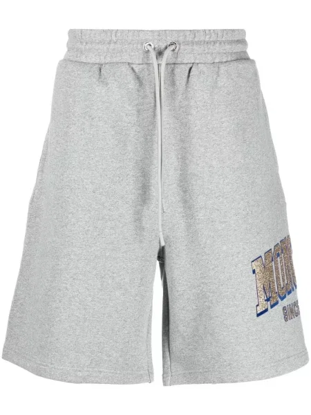 Pantaloni scurți Moncler cu imagine gri