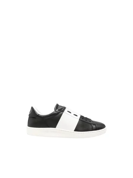 Sneakersy Valentino Garavani skórzane czarne
