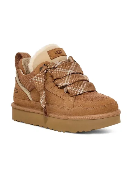 Pantofi Ugg de lână maro