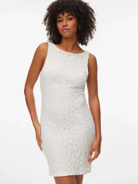 VERO MODA Rochie VMDOLLY' alb
