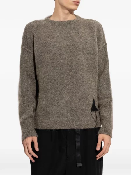 Pulover Roa de mohair cu autograf maro