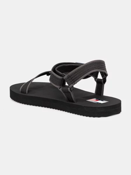 Tommy Jeans szandál CASUAL SANDAL férfi szürke