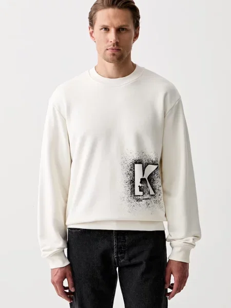 Karl Lagerfeld Jeans hanorac pentru bărbați cu bej