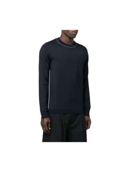 Sweter Maison Margiela niebieski