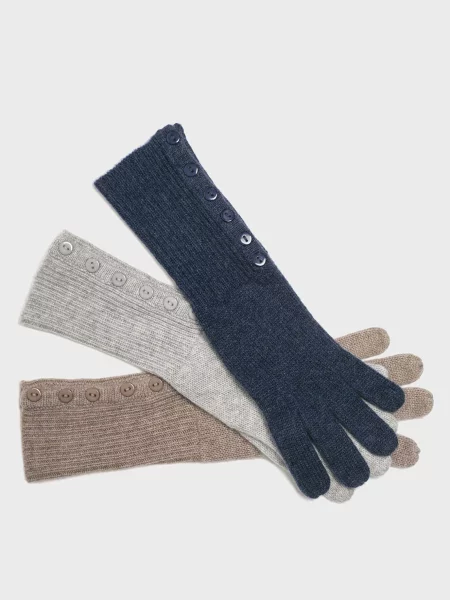 Кашемірові рукавички Marc&andre сині