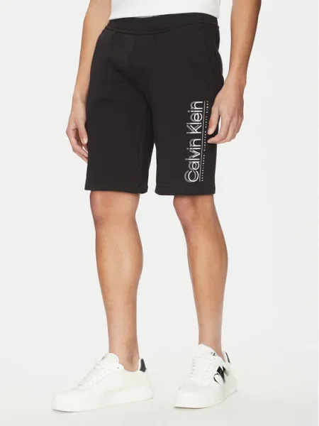 Calvin Klein Pantaloni scurți sport Modern Twill negru