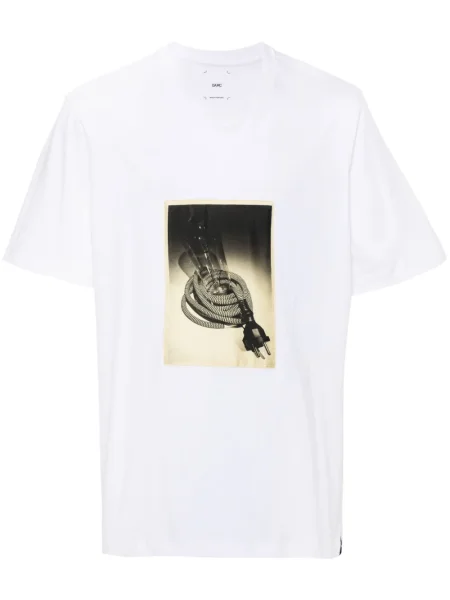 Tricou Oamc cu imagine alb