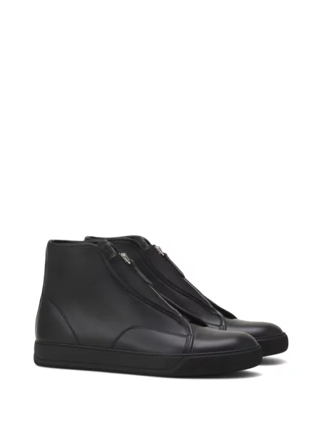 Sneakerși Lanvin din piele negru