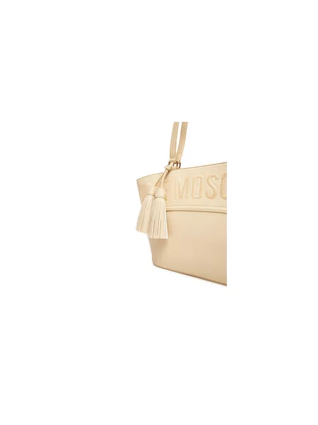 Ročna torba LOVE MOSCHINO bež