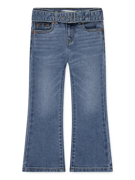 Levi's Dječje traperice REGULAR RISE FLARE W/BELT plava