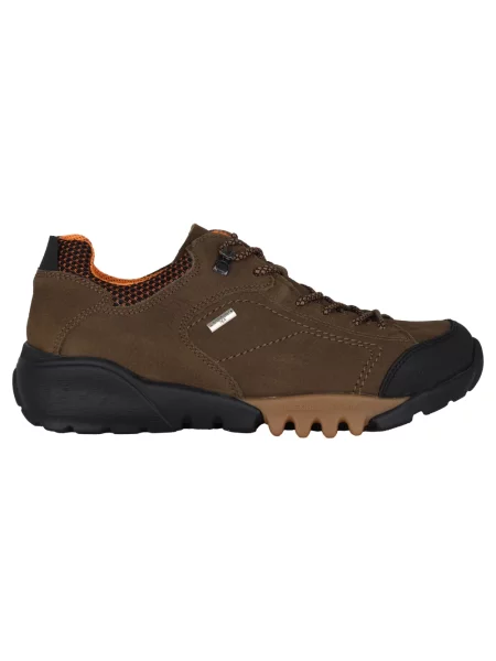 Sneakersy Waldläufer skórzane brązowe