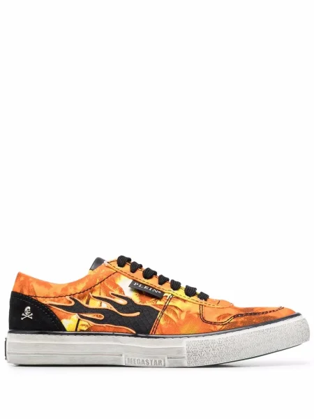 Sneakerși Philipp Plein portocaliu