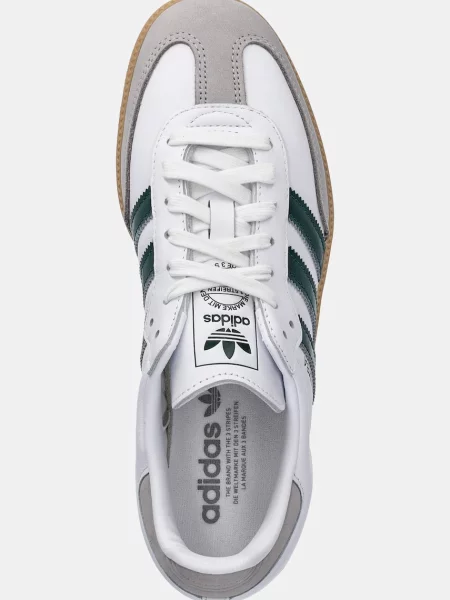 Кожаные кроссовки Adidas Originals белые