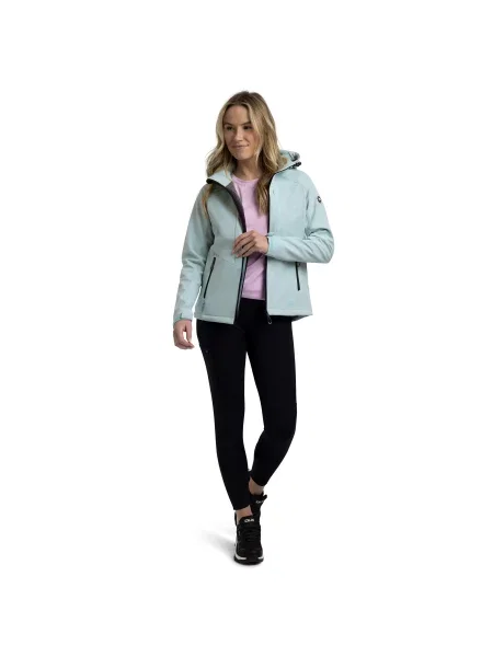 Trespass Fryatt kurtka typu softshell Seafoam Marl niebieska
