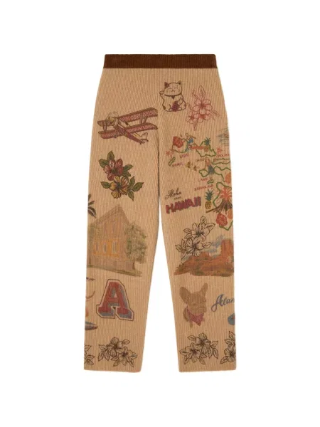 Pantaloni Alanui cu imagine