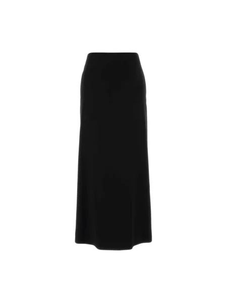 Spódnica midi Jil Sander czarna