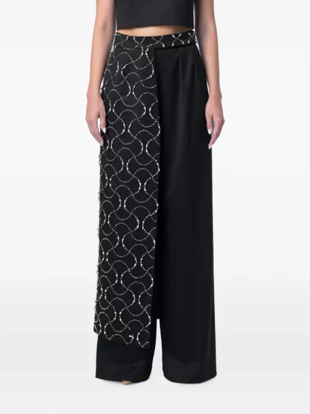 Fusta maxi M.marquise de lână negru