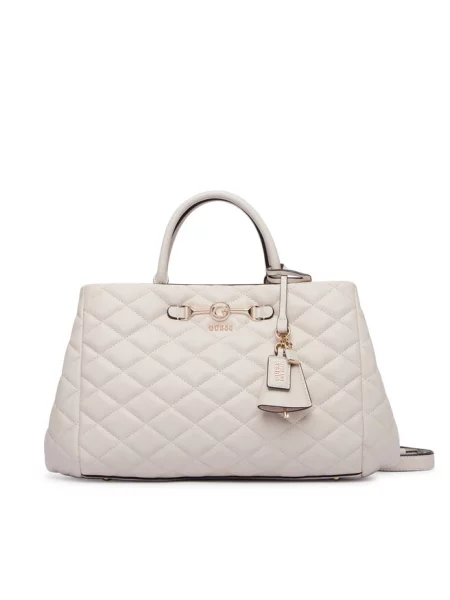 Guess Torebka Frances Kremowy