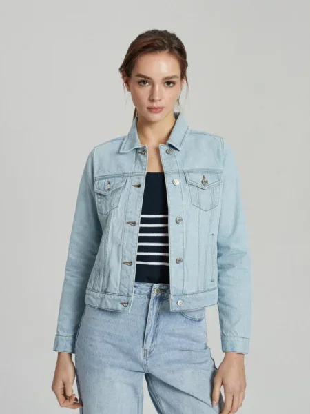 Джинсова куртка DIVERSE Borea блакитний