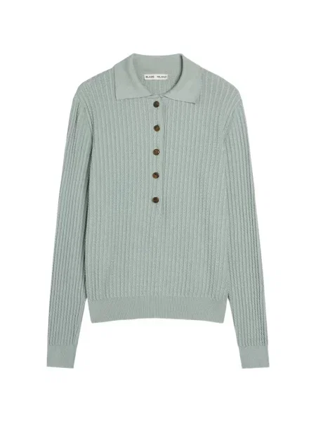 Dzianinowy sweter Blazé Milano zielony