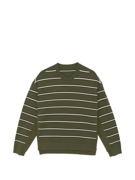 Pulover Croquis cu dungi verde
