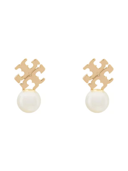 Kolczyki Tory Burch żółte