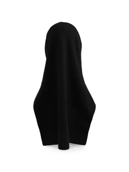Căciulă Balenciaga de lână cu imagine negru