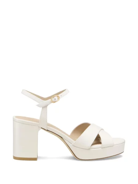 Sandale Stuart Weitzman cu platformă alb