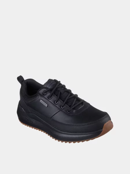 Кожаные кроссовки Skechers черные