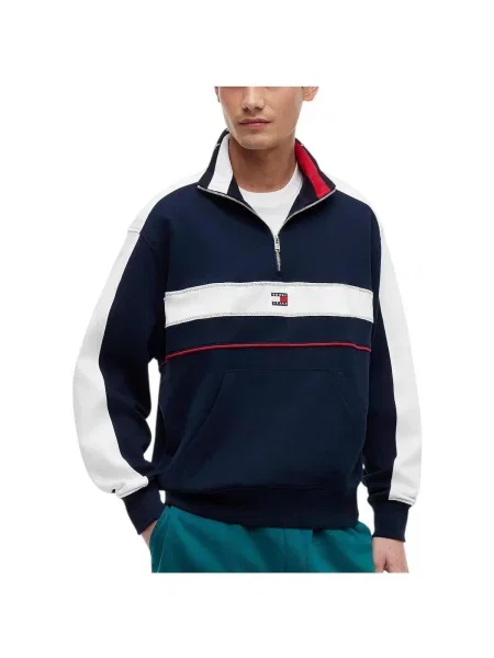 Tommy Jeans Hanorac Cblock Bleumarin albastru