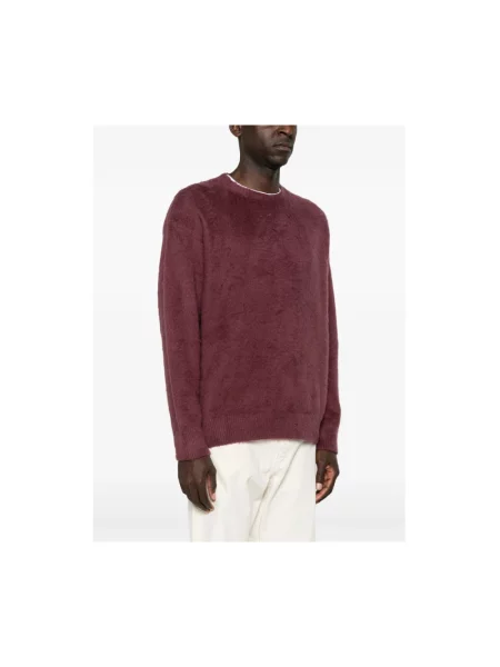 Sweter Roberto Collina czerwony