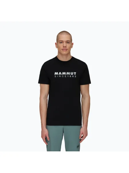 Mammut Trovat Logo férfi póló fekete. Méret: L fekete