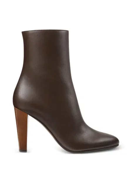 Cizme scurte Ralph Lauren Collection din piele maro