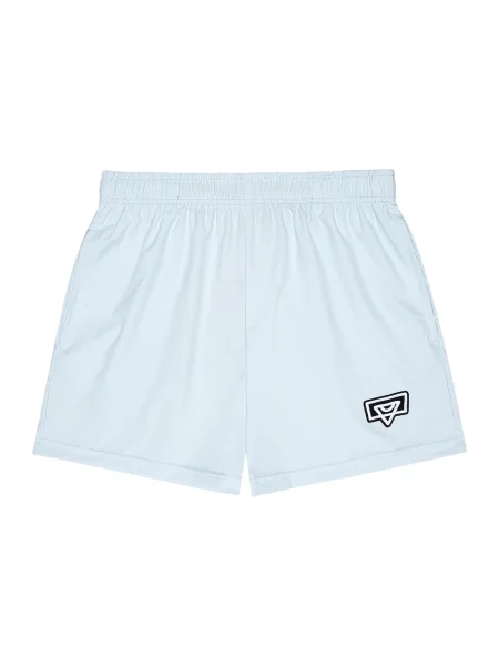 Bucketz Pantaloni sport albastru deschis / negru alb