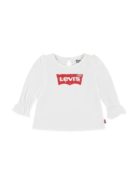 Levi's tričko s dlouhým rukávem BATWING LS FASHION KNIT TO bílé