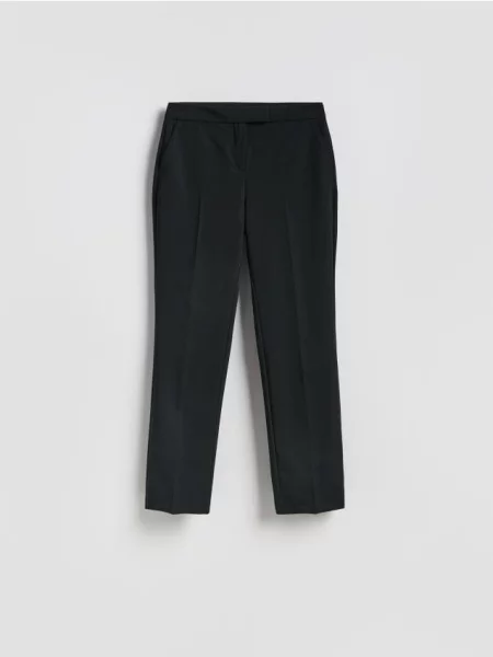 Reserved Pantaloni cu talie joasă negru