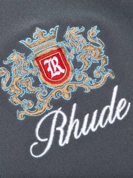 Geacă bomber Rhude cu broderie albastru