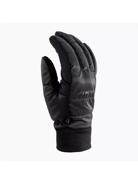 Rękawiczki trekkingowe Viking Superior black czarne