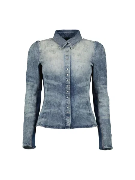 Koszula Diesel niebieska