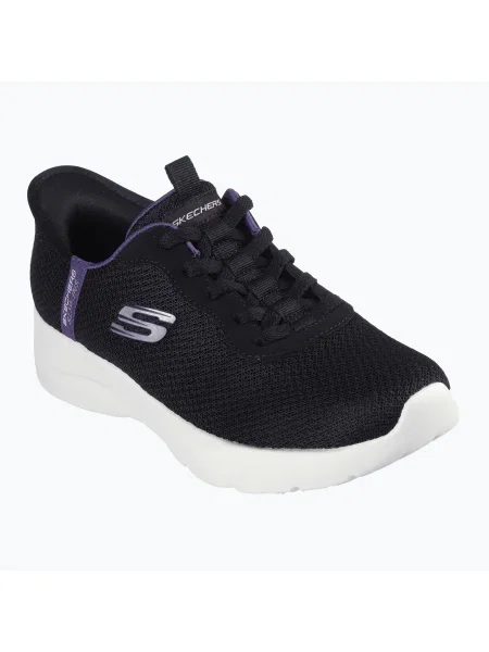 SKECHERS Dynamight Daily fekete/lila női cipő. Méret: 39 EU fekete
