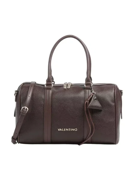 Valentino Bags torebka kuferek z imitacji skóry MAURY brązowa