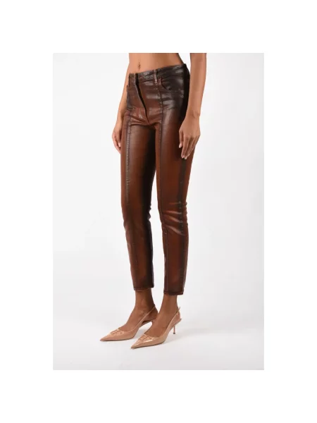 Jeansy Elisabetta Franchi czerwone
