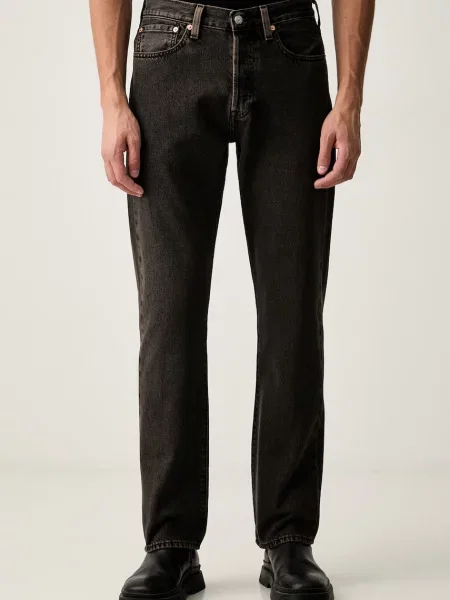 Levi's blugi straight pentru bărbați LEVIS®ORIGINAL FIT negru