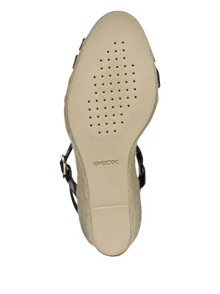 Espadrile Geox cu pană negru