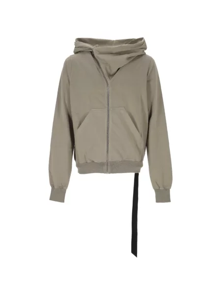 Hanorac cu glugă Rick Owens Drkshdw asimetric gri