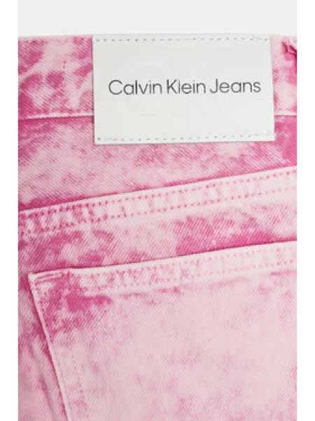 Dětské kalhoty Calvin Klein Jeans růžové