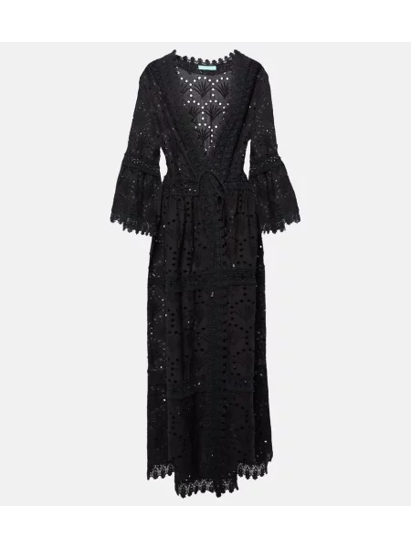 Rochie Melissa Odabash cu broderie din dantelă alb