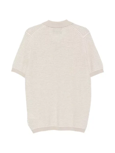 Gulerat tricou polo Marc O'polo gri